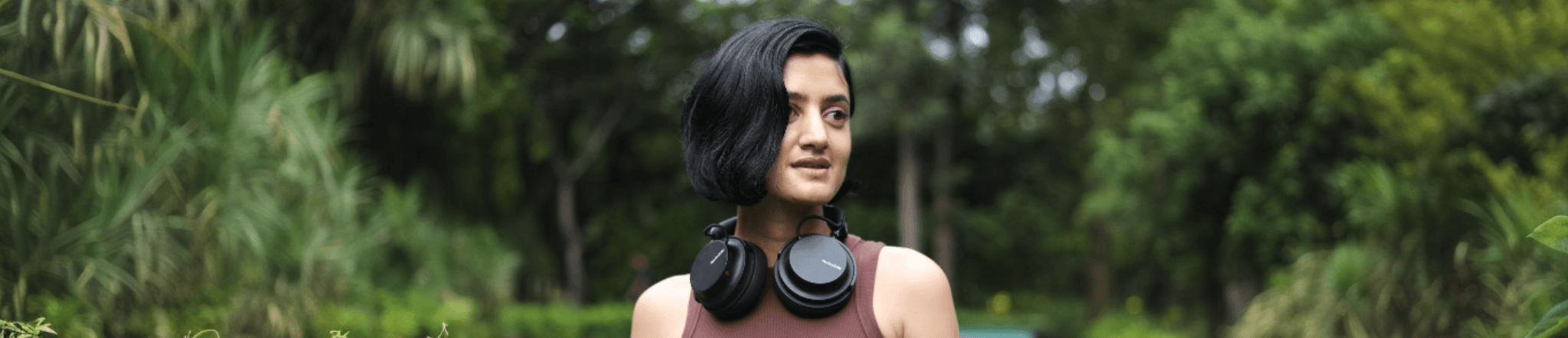 Man using Sychedelic headphones